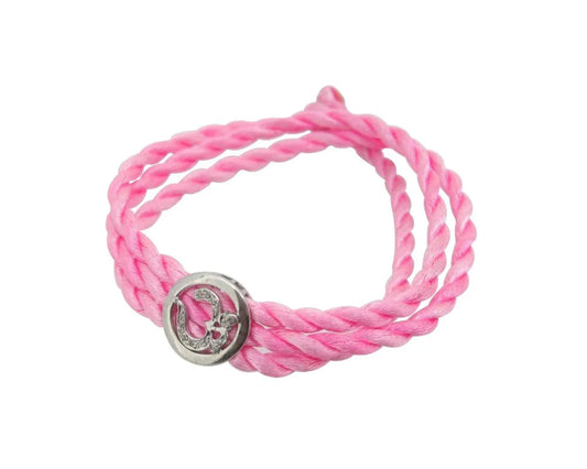 Aum Bracelet in Silver with Diamond - Jewelslane