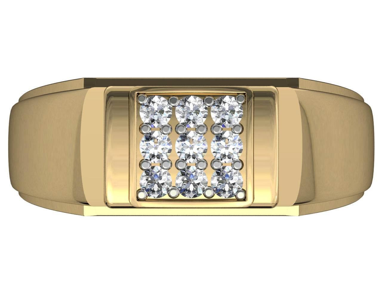 Ansh Diamond Engagement Ring for Men - Jewelslane