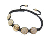 Om Bracelet Gold with Pave Diamond - Jewelslane