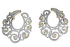 Fashionable Diamond Hoops - Jewelslane