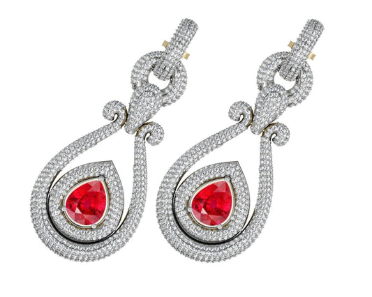 Elena Diamond Danglers - Jewelslane