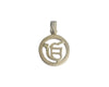 Ik Onkar Pendant in silver with diamond - Jewelslane