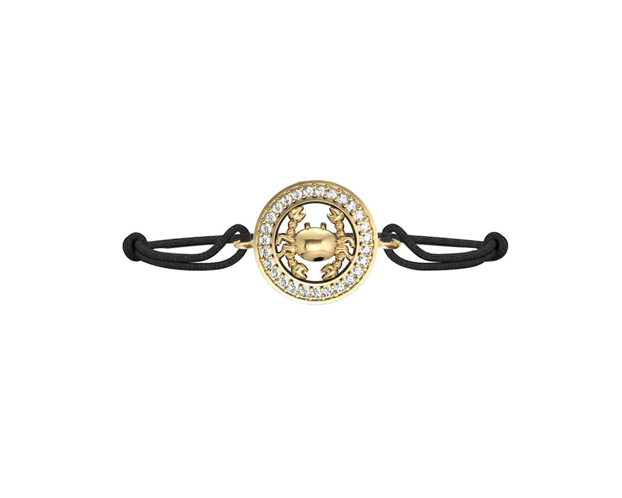 Cancer Bracelet in Gold - Jewelslane