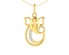 Ganesh Gold Pendant - Jewelslane