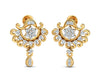 Tanvi Diamond Earrings in Gold - Jewelslane