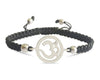 Auspicious Aum Charm Silver Bracelet for Girls - Jewelslane