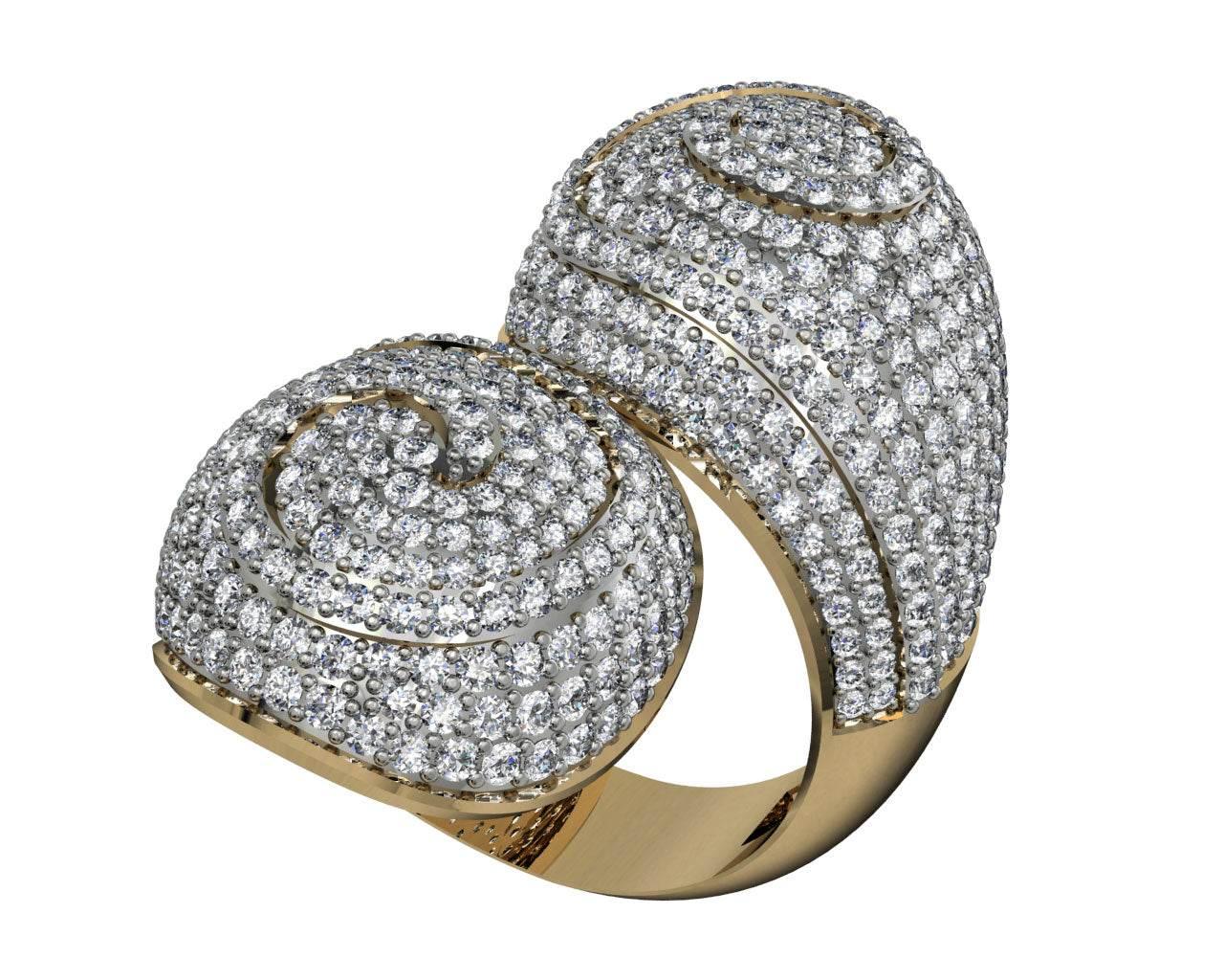 Constellation Diamond Cocktail Ring - Jewelslane