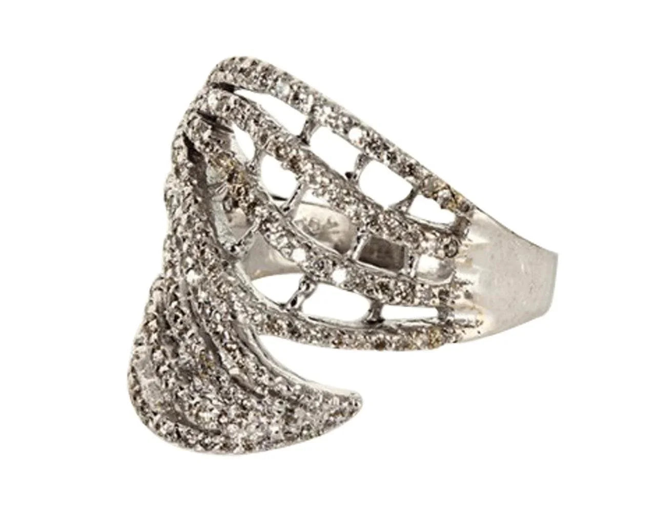 Diamond Ring in White Gold - Jewelslane