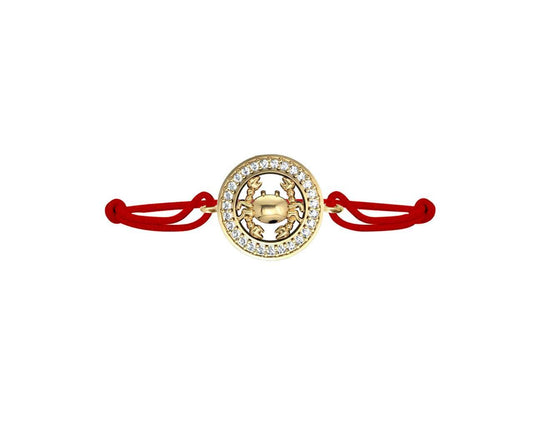 Cancer Bracelet in Gold - Jewelslane