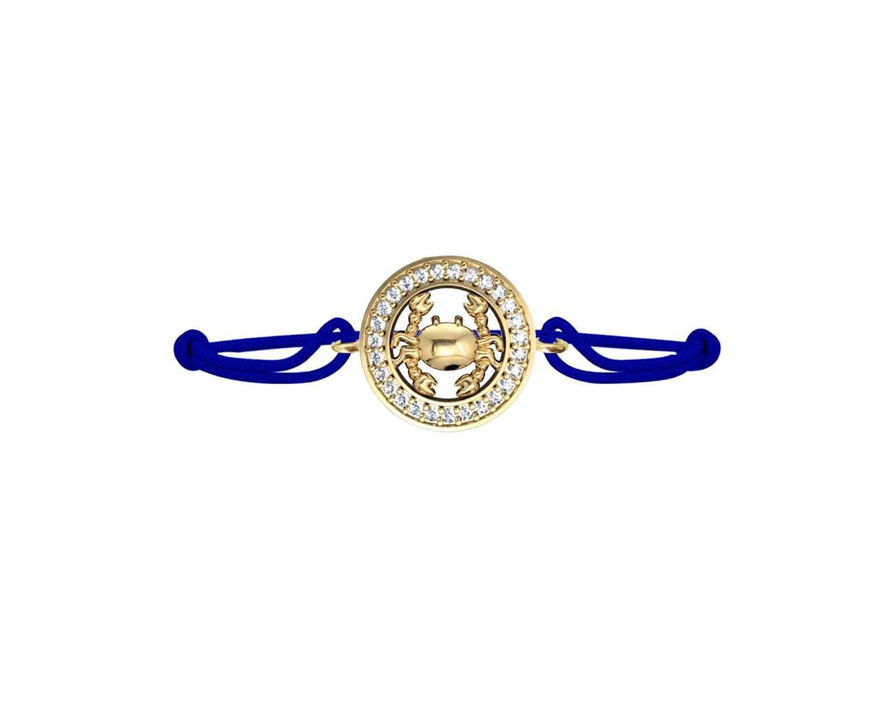 Cancer Bracelet in Gold - Jewelslane