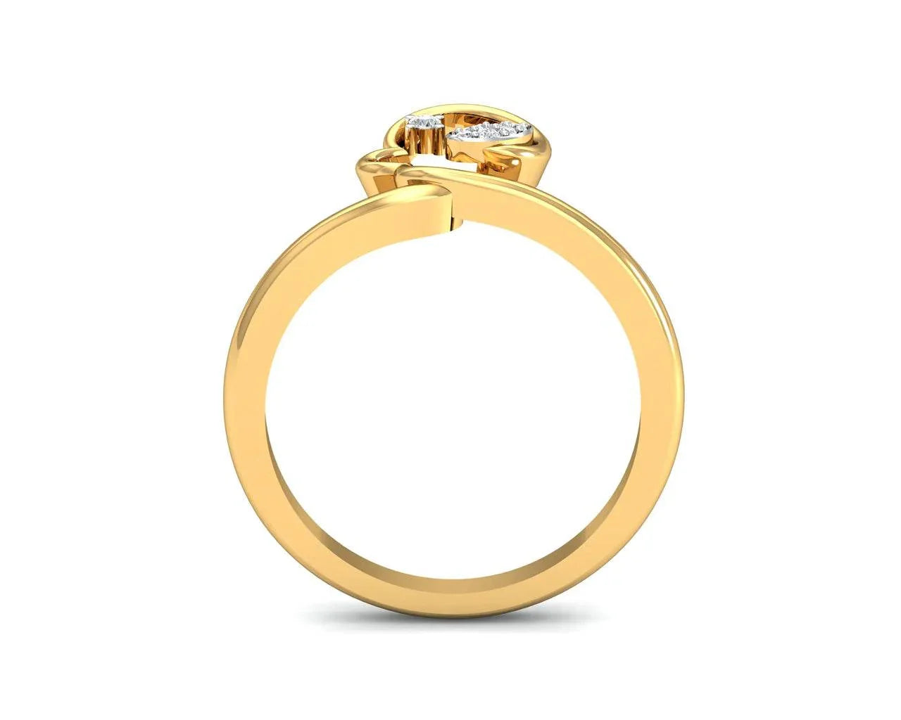 Reya Diamond Ring In gold - Jewelslane