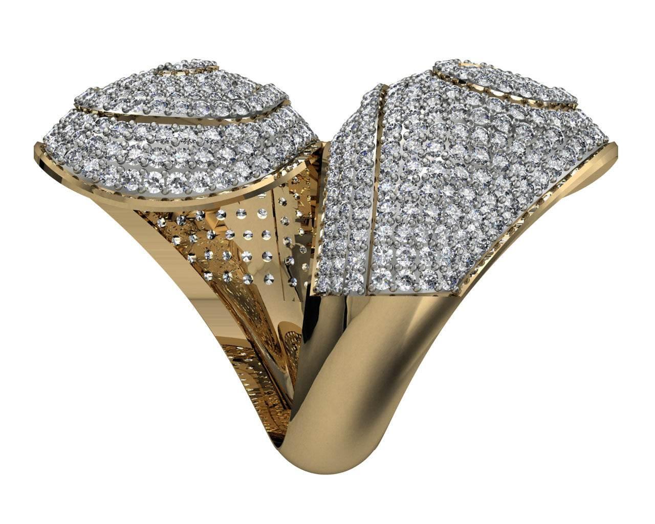 Constellation Diamond Cocktail Ring - Jewelslane