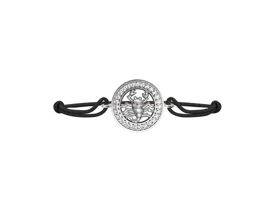 Scorpio Bracelet in 92.5 Silver with 27 Diamonds - Jewelslane