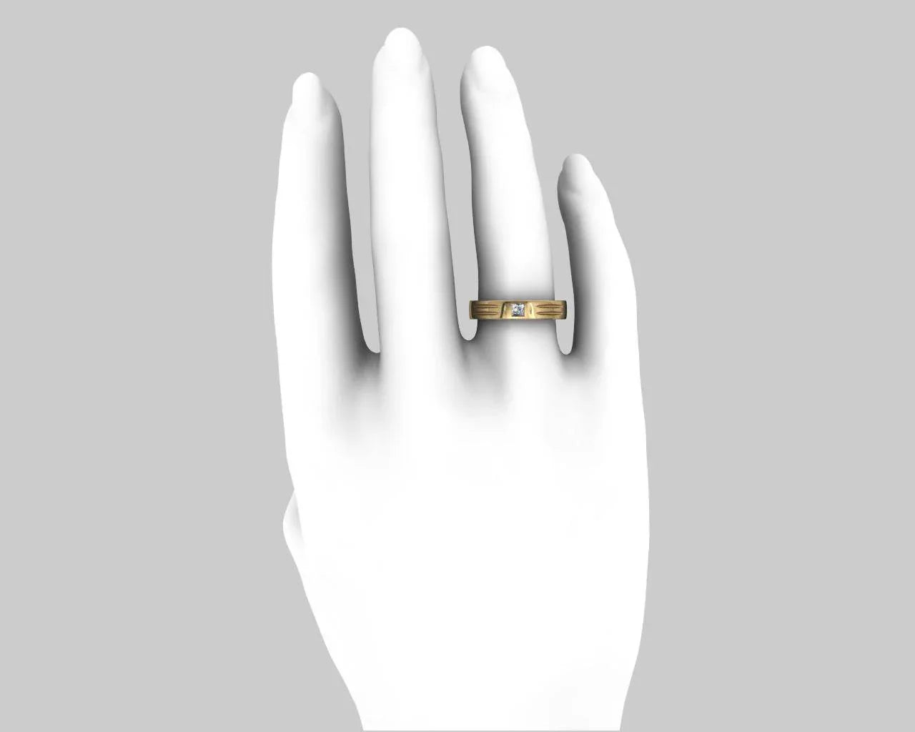 Ankur Men's Diamond Engagement Ring - Jewelslane