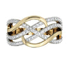 Captivating wide diamond Band - Jewelslane
