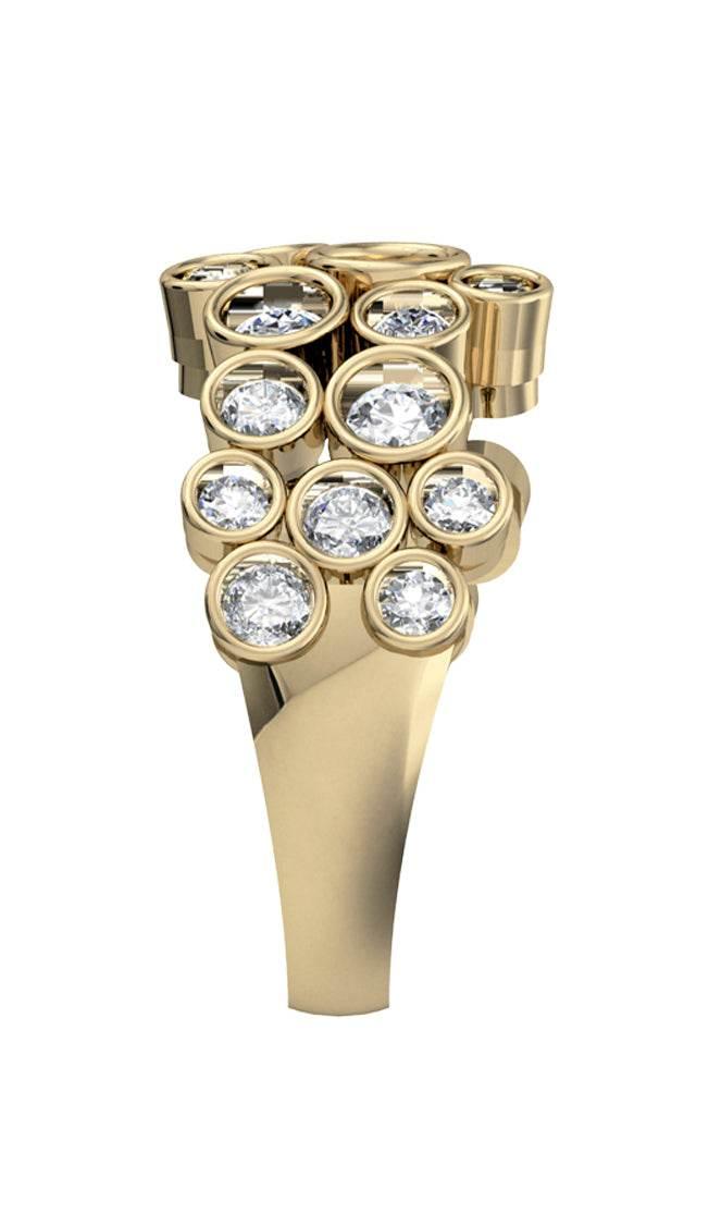 Abstract Designer Diamond Ring - Jewelslane