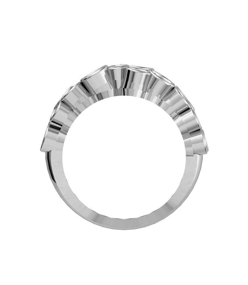Abstract Designer Diamond Ring - Jewelslane