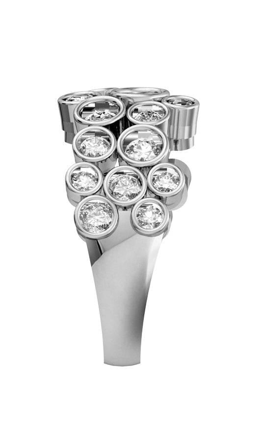 Abstract Designer Diamond Ring - Jewelslane