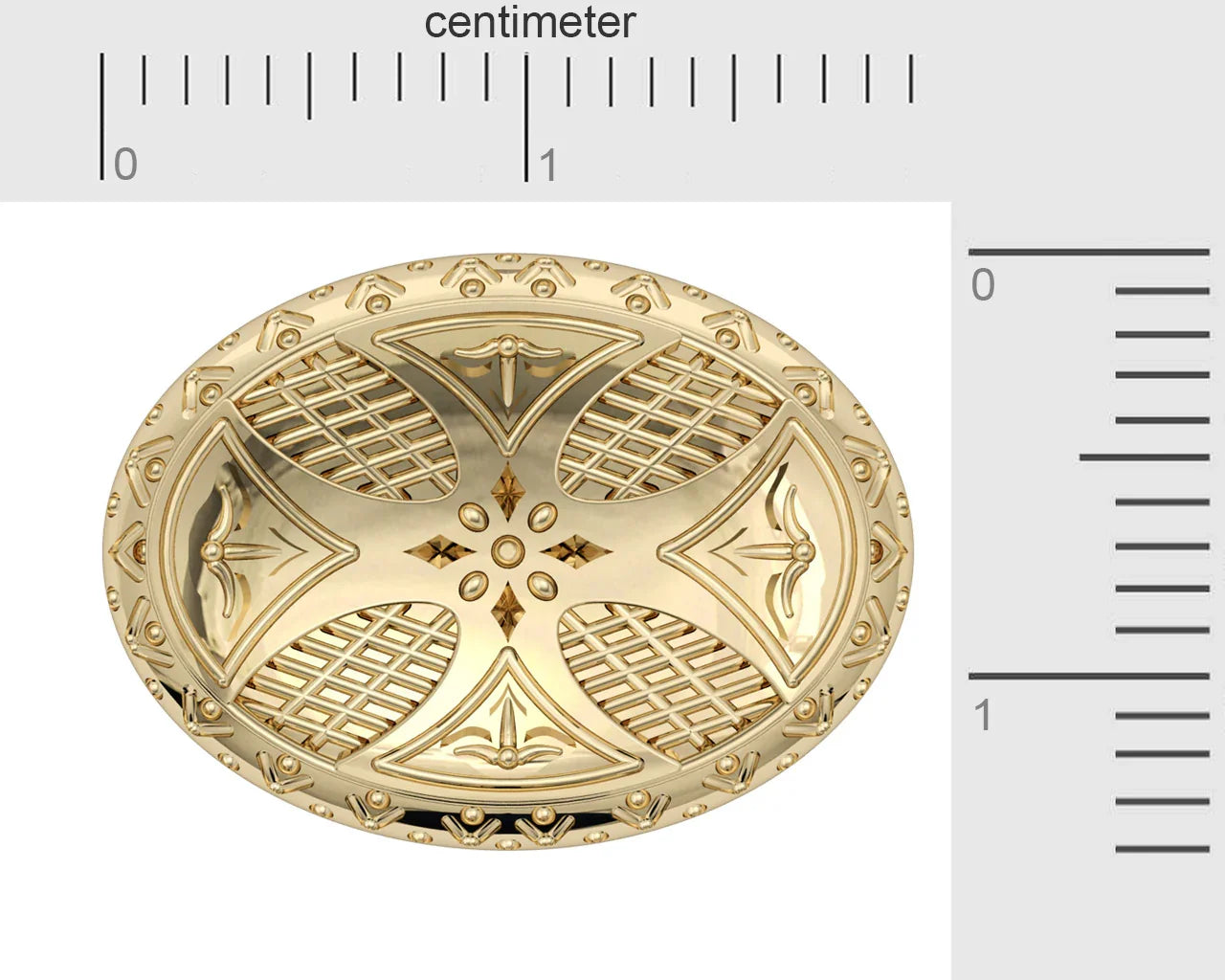 Albert Antique Style Gold cufflinks - Jewelslane