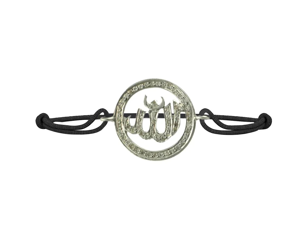 ALLAH Diamonds Bracelet Silver - Jewelslane
