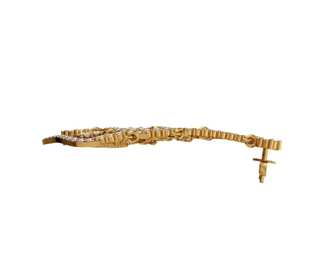 Alluring Diamond cluster danglers - Jewelslane