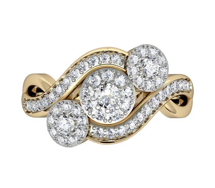Alluring Diamond engagement ring - Jewelslane