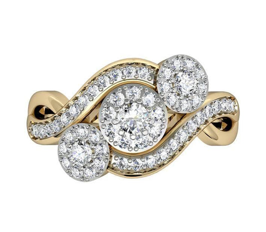 Alluring Diamond engagement ring - Jewelslane