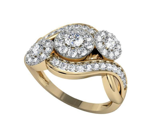 Alluring Diamond engagement ring - Jewelslane