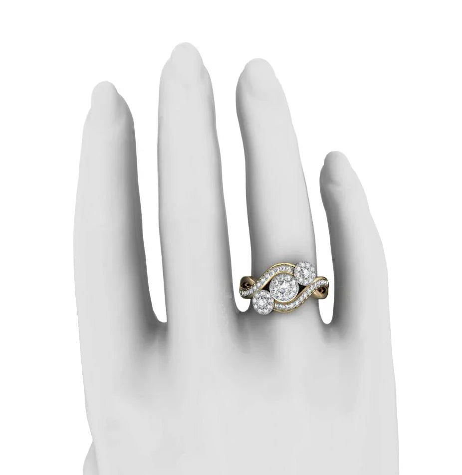 Alluring Diamond engagement ring - Jewelslane