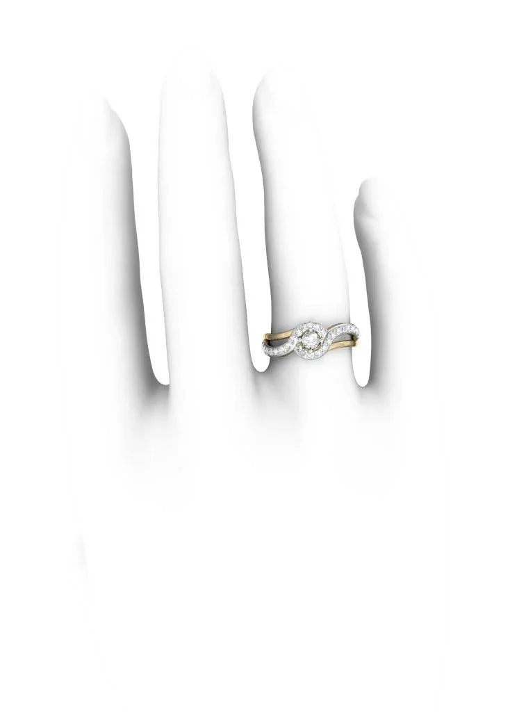Alluring Diamond solitaire engagement ring - Jewelslane