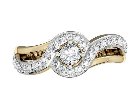 Alluring Diamond solitaire engagement ring - Jewelslane