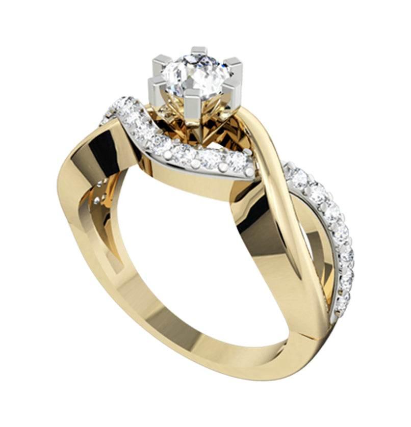 Alluring Solitaire diamond Engagement Ring - Jewelslane