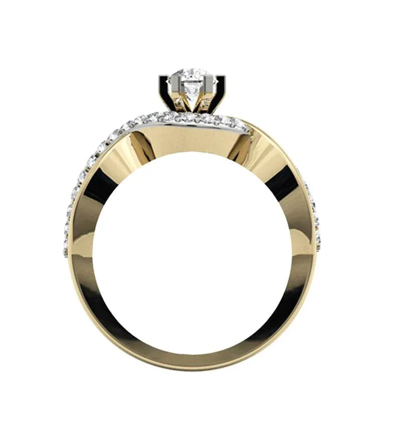 Alluring Solitaire diamond Engagement Ring - Jewelslane
