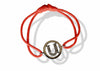 Alphabet Bracelet with diamonds Lower case u - Jewelslane