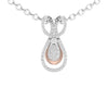 Ame diamond pendant in gold - Jewelslane