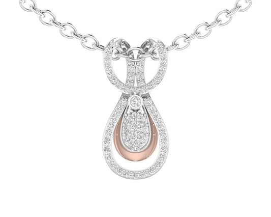 Ame diamond pendant in gold - Jewelslane
