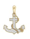 Anchor Charm in Gold - Jewelslane