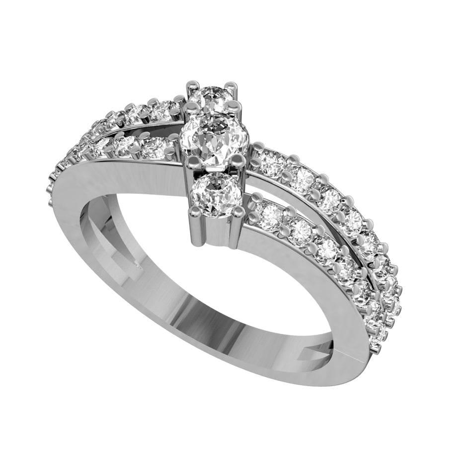 Appealing Diamond Solitaire ring - Jewelslane