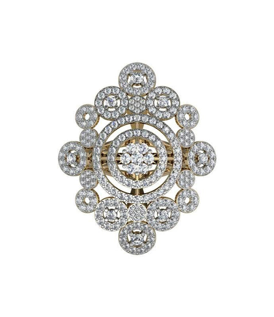 Apsara Designer Diamond Cocktail Ring - Jewelslane
