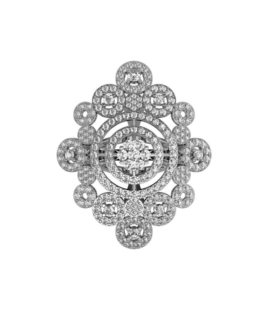 Apsara Designer Diamond Cocktail Ring - Jewelslane