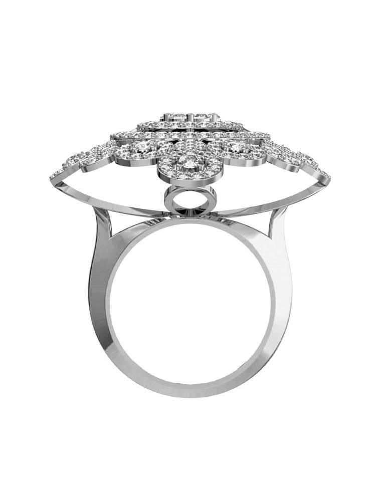 Apsara Designer Diamond Cocktail Ring - Jewelslane