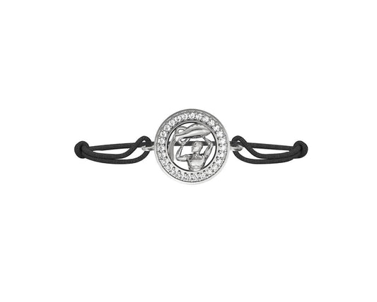 Aquarius Bracelet in Silver Studded with 27 Certified Diamonds - Jewelslane