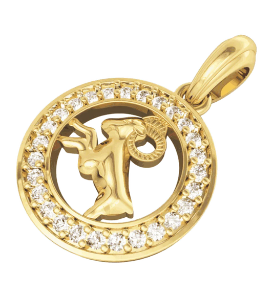 Aries Charm in Gold - Jewelslane