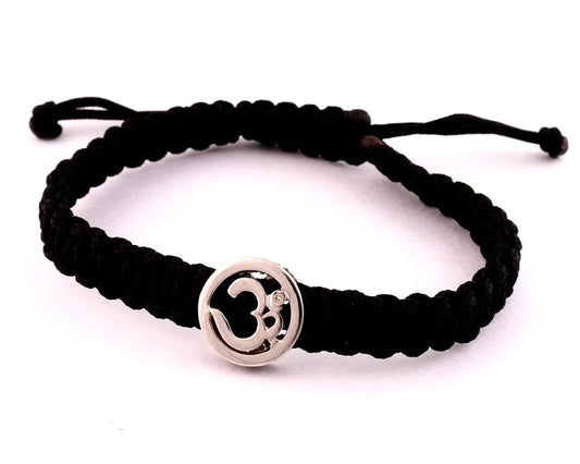 Aumkaara Gents Bracelet in Silver - Jewelslane