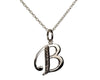 Alphabet B pendant with Diamonds - Jewelslane