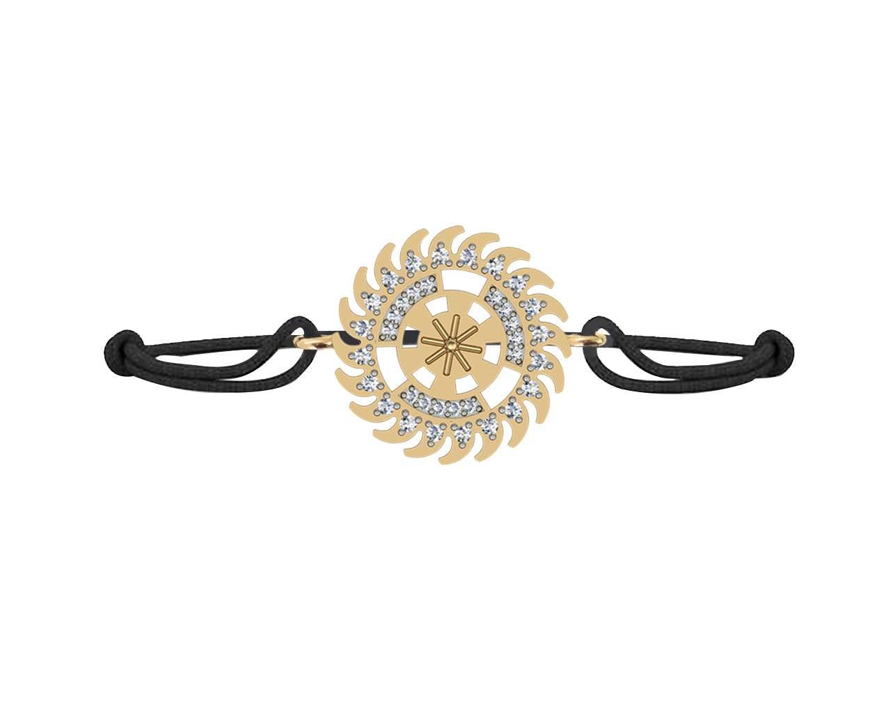 Auspicious Sudarshan Chakra Bracelet - Jewelslane