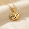 Baby Puppy Charm in Gold - Jewelslane