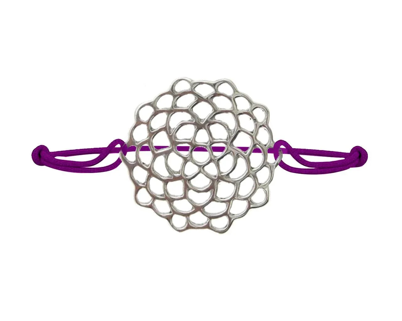 Crown Chakra Bracelet in Silver - Jewelslane