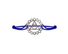 Throat Chakra Bracelet in Silver - Jewelslane