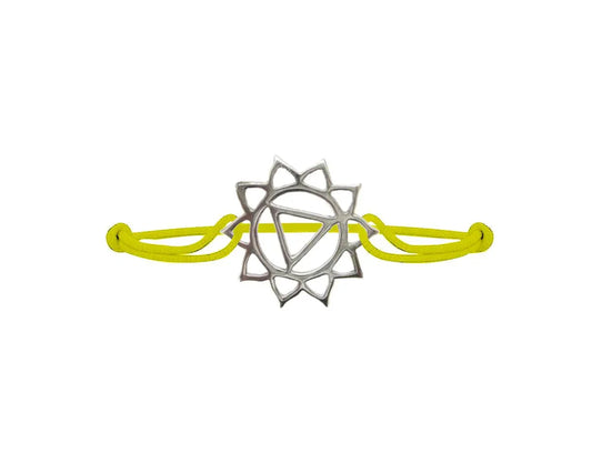 Solar Chakra Bracelet in Silver - Jewelslane